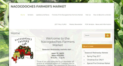 Desktop Screenshot of nacogdochesfarmersmarket.com